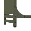 vidaXL Portant de bois chauffage vert olive 44x28x90 cm