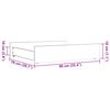 vidaXL Tiroirs de lit 2 pcs cire marron bois de pin massif