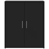 vidaXL Buffets 2 pcs noir 60x31x70 cm bois d'ing&eacute;nierie