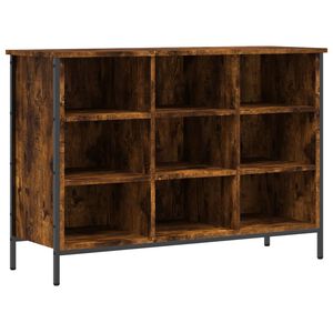 vidaXL Armoire &agrave; chaussures ch&ecirc;ne fum&eacute; 100x35x70 cm bois d'ing&eacute;nierie