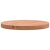 vidaXL Dessus de table &Oslash;50x4 cm rond bois massif de h&ecirc;tre