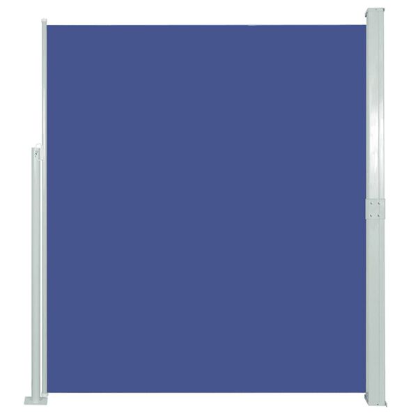 vidaXL Auvent latéral rétractable 160 x 500 cm Bleu