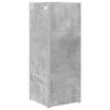 vidaXL Porte-parapluie Gris b&eacute;ton 25 x 24,5 x 64 cm Bois d'ing&eacute;nierie