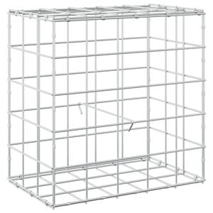 vidaXL Gabion avec fil de 3,5 mm et maille de 10x10 cm 50x30x50 cm