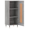 vidaXL Buffet Sonoma gris 34,5x34x90 cm Bois d'ingénierie