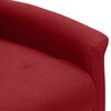 vidaXL Fauteuil de massage Rouge bordeaux Tissu