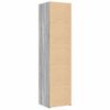 vidaXL Buffet haut sonoma gris 45x42,5x185 cm bois d'ing&eacute;nierie
