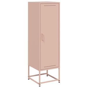 vidaXL Buffet haut rose 36x39x123 cm acier