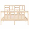 vidaXL Cadre de lit sans matelas 140x190 cm bois de pin massif