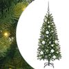 vidaXL Sapin de No&euml;l artificiel Vert 120 cm PE et PVC