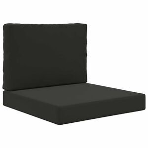 vidaXL Coussin de canap&eacute; d'ext&eacute;rieur Polyester Noir 60 x 60 cm
