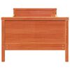 vidaXL Cadre de lit Brun cire 80 x 200 cm Bois d'ing&eacute;nierie