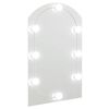 vidaXL Miroir avec &eacute;clairage LED 60x40 cm Verre Arche
