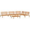 vidaXL Salon palette de jardin 5 pcs bois d'acacia massif