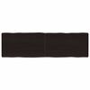 vidaXL Dessus de table bois massif trait&eacute; bordure assortie