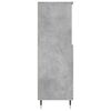 vidaXL Buffet haut Gris béton 60x36x110 cm Bois d'ingénierie