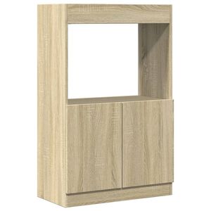 vidaXL Buffet haut ch&ecirc;ne sonoma 63x33x100 cm bois d'ing&eacute;nierie