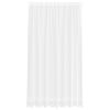 vidaXL Rideau en Dentelle Floral Blanc 200 x 200 cm Polyester