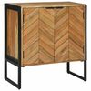 vidaXL Buffet Marron 70 x 35 x 75 cm Bois d'acacia massif