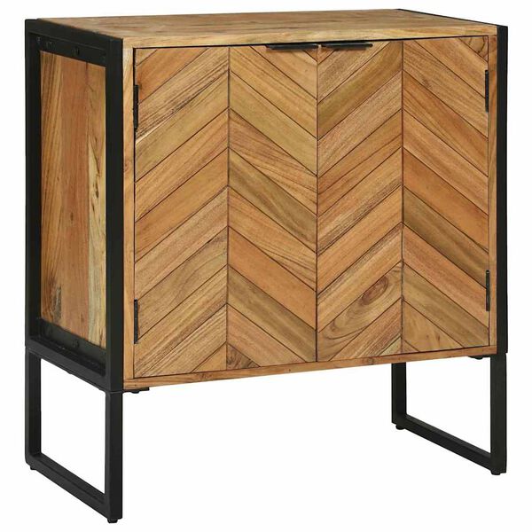 vidaXL Buffet Marron 70 x 35 x 75 cm Bois d'acacia massif