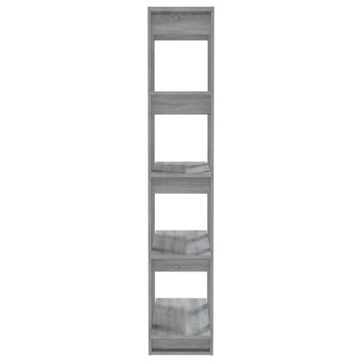 vidaXL Bibliothèque/Séparateur de pièce Sonoma gris 80x30x160 cm