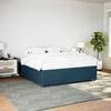 vidaXL Cadre de lit sans matelas bleu 180x200 cm velours