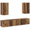 vidaXL Ensemble meuble TV 4 pcs Bois Ancien Bois d'ing&eacute;nierie