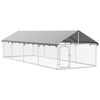 vidaXL Chenil ext&eacute;rieur avec toit 600x200x150 cm