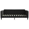 vidaXL Lit de repos sans matelas noir 90x200 cm tissu