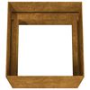 vidaXL Jardinière 40x41x40 cm acier corten