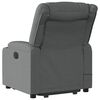 vidaXL Fauteuil de massage inclinable Gris fonc&eacute; Tissu