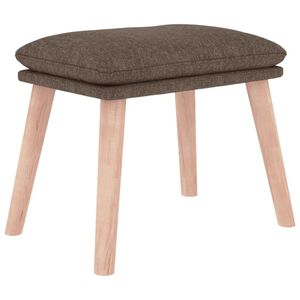 vidaXL Repose-pied Taupe 45x29,5x35 cm Tissu