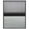 vidaXL Moustiquaire pliss&eacute;e pour fen&ecirc;tre Aluminium 60x80cm avec auvent