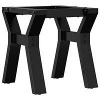 vidaXL Pieds de table basse cadre en Y 30x30x33 cm fonte