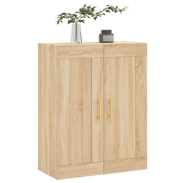 vidaXL Armoire murale ch&ecirc;ne sonoma 69,5x34x90 cm bois d'ing&eacute;nierie