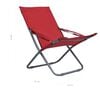 vidaXL Chaises pliables de plage lot de 2 Tissu Rouge