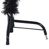 vidaXL Sapin de No&euml;l artificiel pr&eacute;-&eacute;clair&eacute; Noir 150 cm PVC