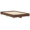 vidaXL Cadre de lit sans matelas chêne marron 135x190 cm