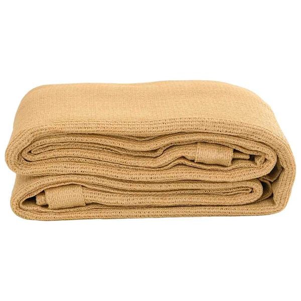 vidaXL Tapis de tente sable 250x200 cm PEHD