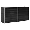 vidaXL Lit surélevé de jardin Anthracite 160x40x77 cm Acier galvanisé