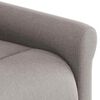 vidaXL Fauteuil inclinable de massage électrique Taupe Tissu