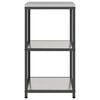 vidaXL Rangement de cuisine avec &eacute;tag&egrave;re Argent 60 x 50 x 92 cm Acier