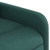 vidaXL Fauteuil inclinable de massage Vert fonc&eacute; Tissu