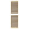 vidaXL Porte de Cabinet avec porte 2 pcs Naturel 170 x 2,1 x 49,5 cm