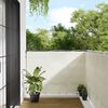 vidaXL &Eacute;cran de balcon cr&egrave;me 120x800 cm 100% polyester oxford