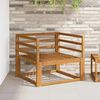 vidaXL Sofa de milieu ext&eacute;rieur Bois d'Acacia Massif Naturel
