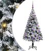 vidaXL Sapin de No&euml;l artificiel Blanc 150 cm PVC, Acier et Plastique