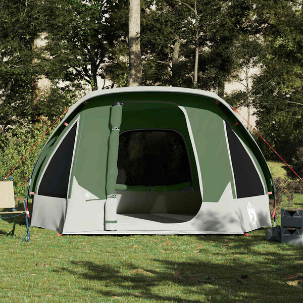 vidaXL Tente de cabine familiale 6 personnes vert imperm&eacute;able