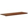 vidaXL Appui de fen&ecirc;tre Bois Brun 120 x 50 x 4,5 cm PVC