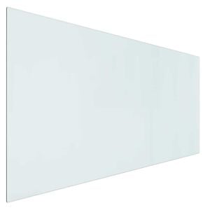 vidaXL Plaque en verre de chemin&eacute;e Transparent 120 x 60 cm Verre